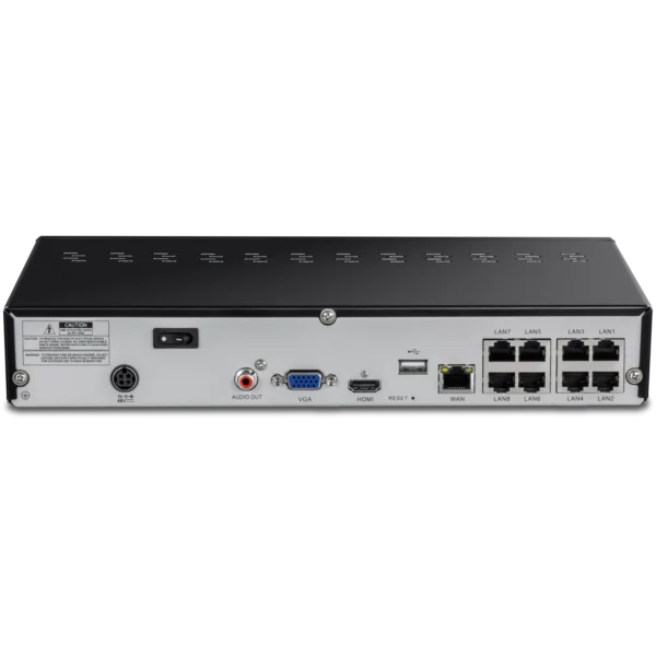 TRENDnet 8-Channel H.265 4K (8MP) PoE NVR - Image 4